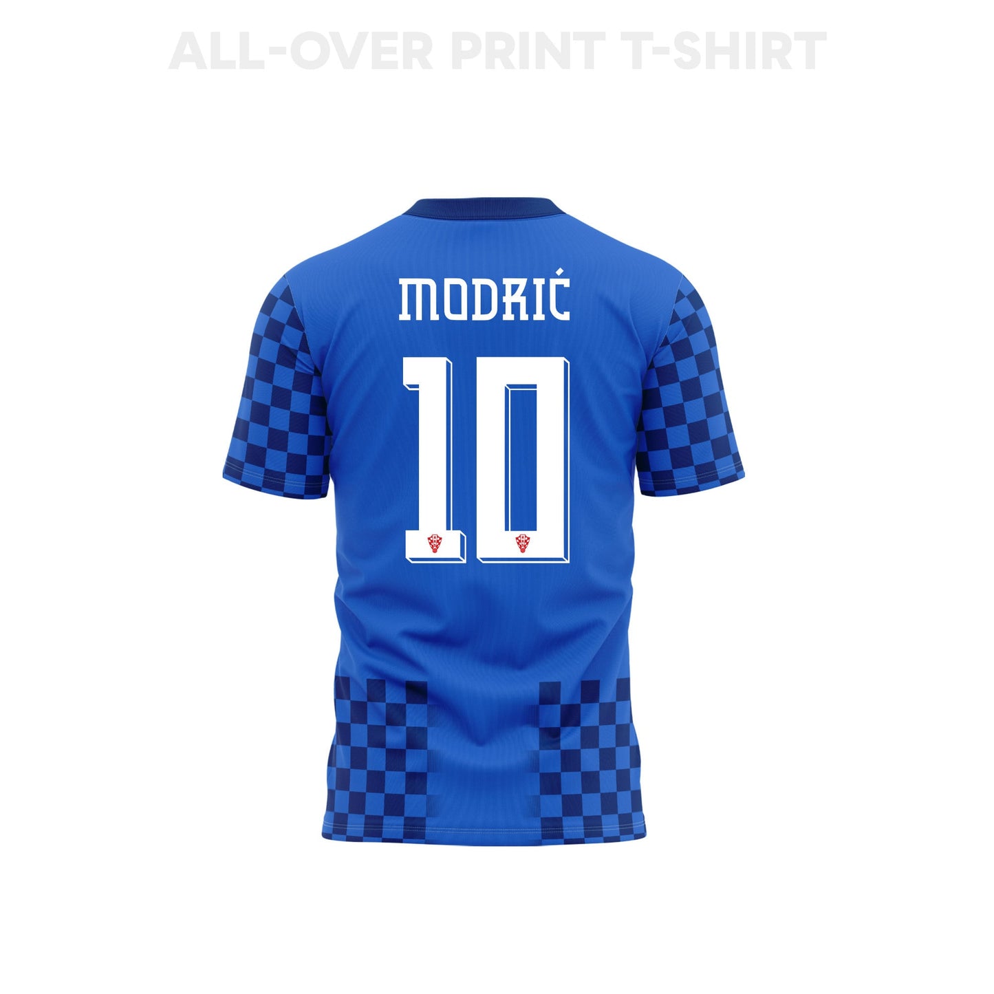 Luka Modrić 10 Youth Croatia 2026 Away 3D T-shirt Fully Printed – Blue