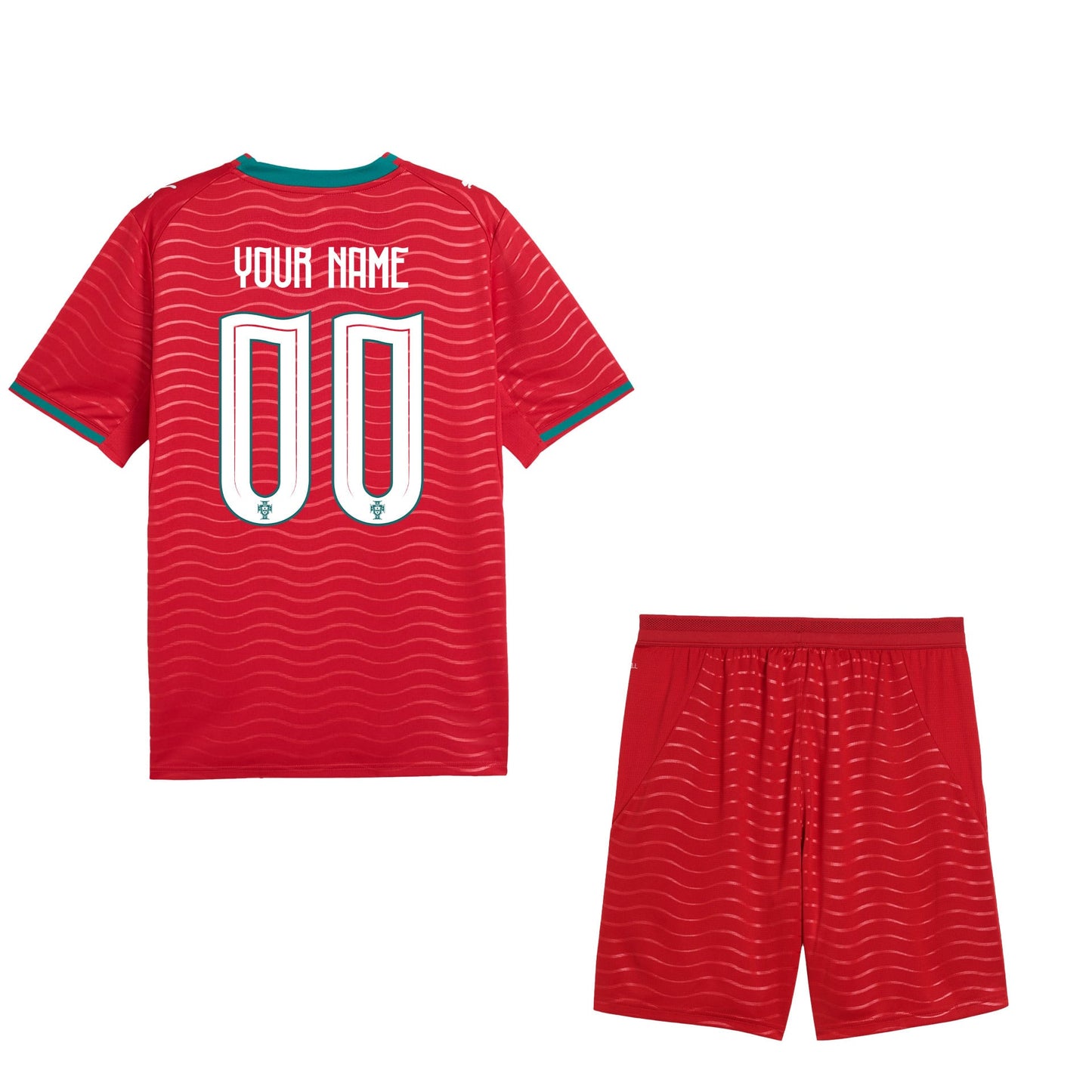 Portugal 2026 Home Men Jersey & Shorts Set – Personalized - Red