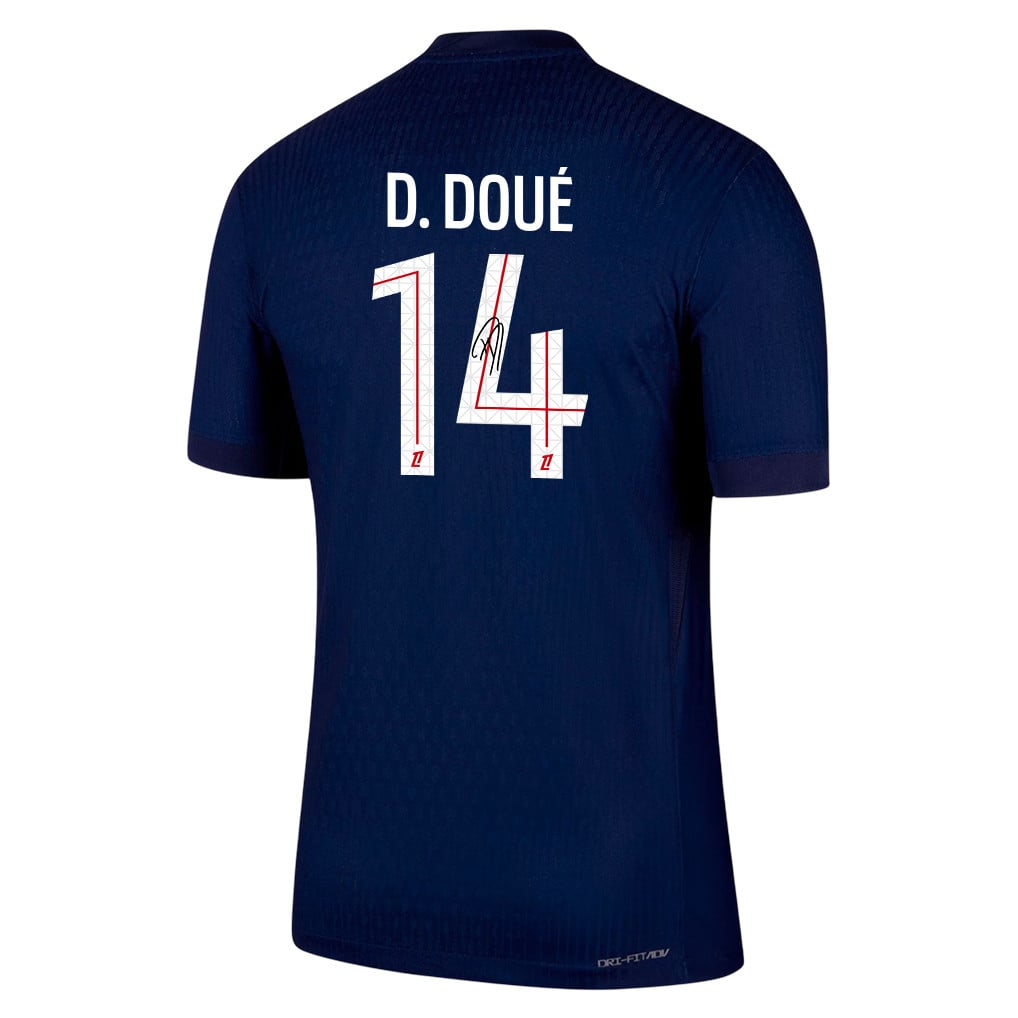 Désiré Doué 14 Signature Paris Saint-Germain 25/26 Home Men Jersey - Navy