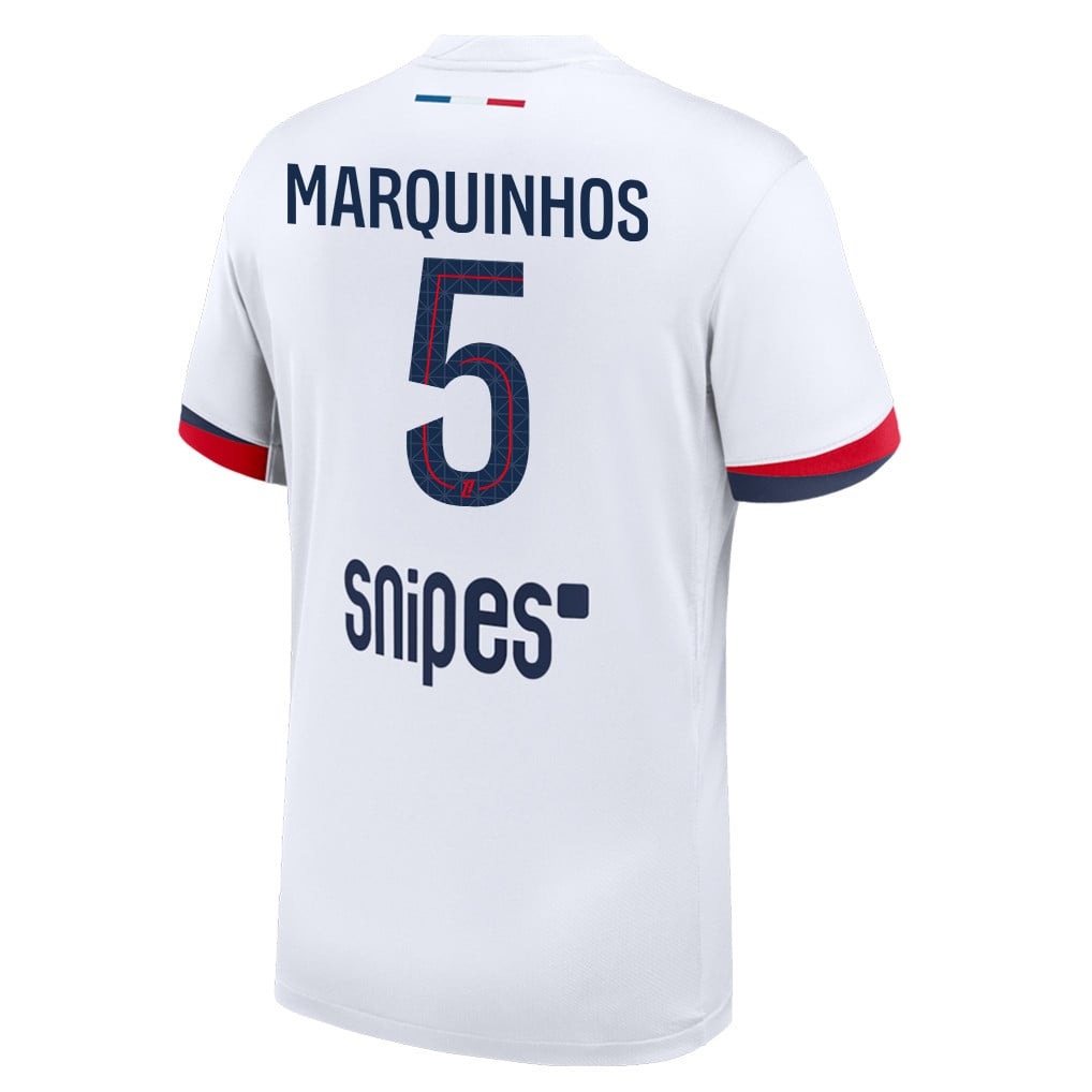 Marquinhos 5 Signature Paris Saint-Germain 25/26 Away Men Jersey - White