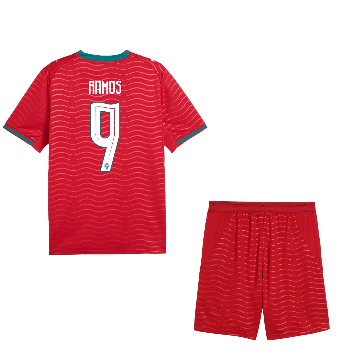 Gonçalo Ramos 9 Portugal 2026 Youth Home Jersey & Shorts Set - Red