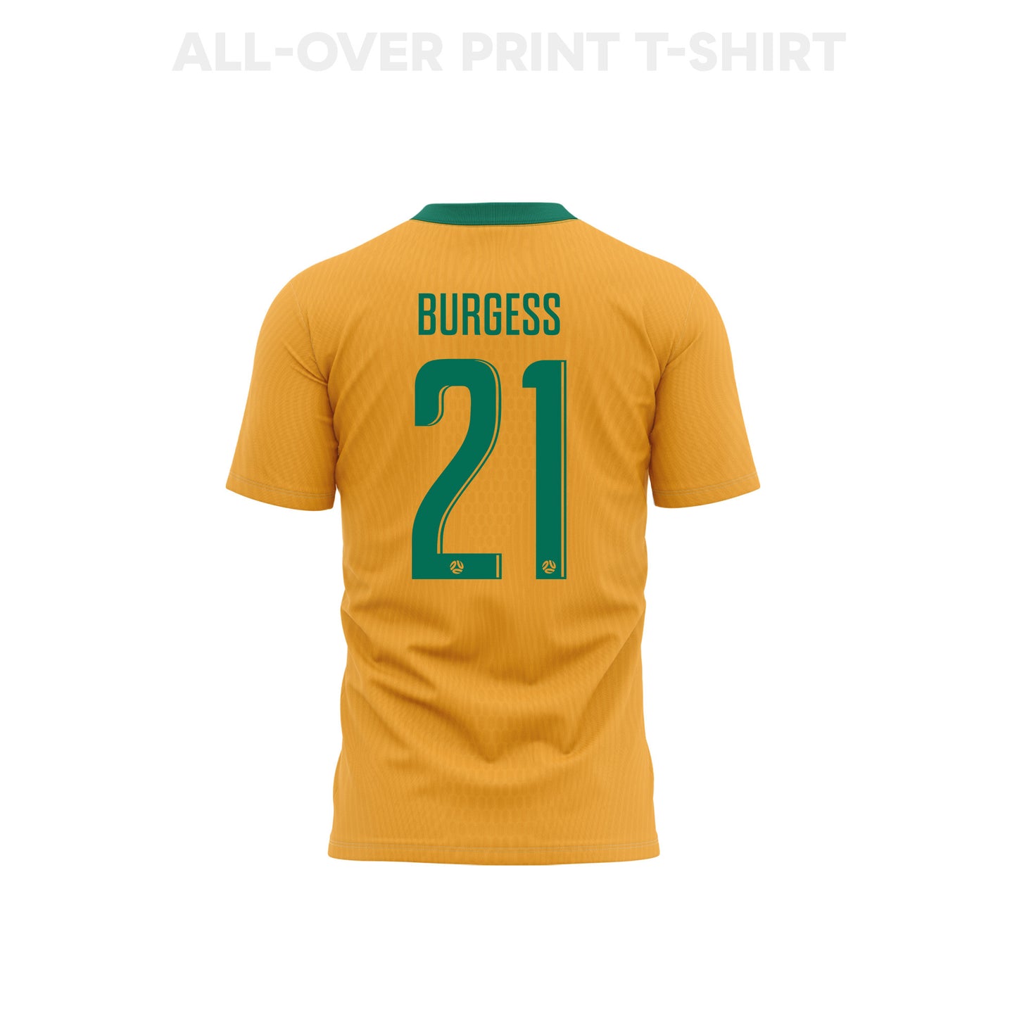 Cameron Burgess 21 Youth Australia 2026 Home 3D T-shirt Fully Printed – Yellow