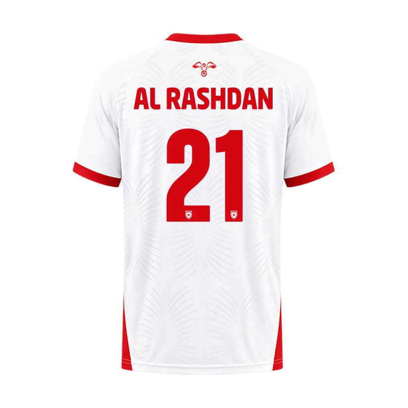 Nizar Al Rashdan 21 Jordan 2026 Home Jersey - White, Men