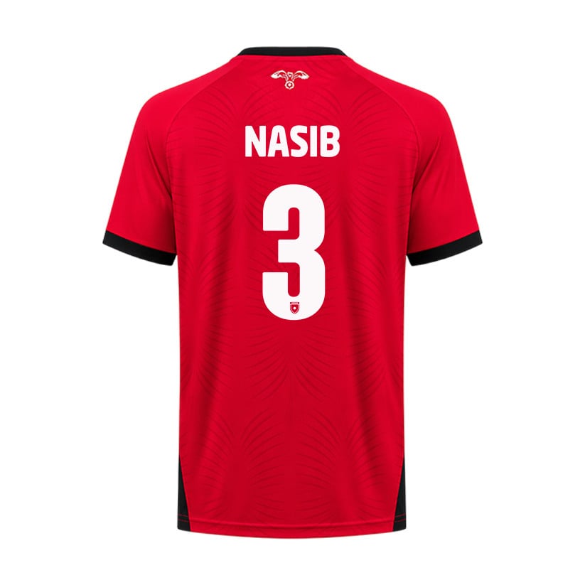 Abdallah Nasib 3 Jordan 2026 Away Jersey - Red, Men