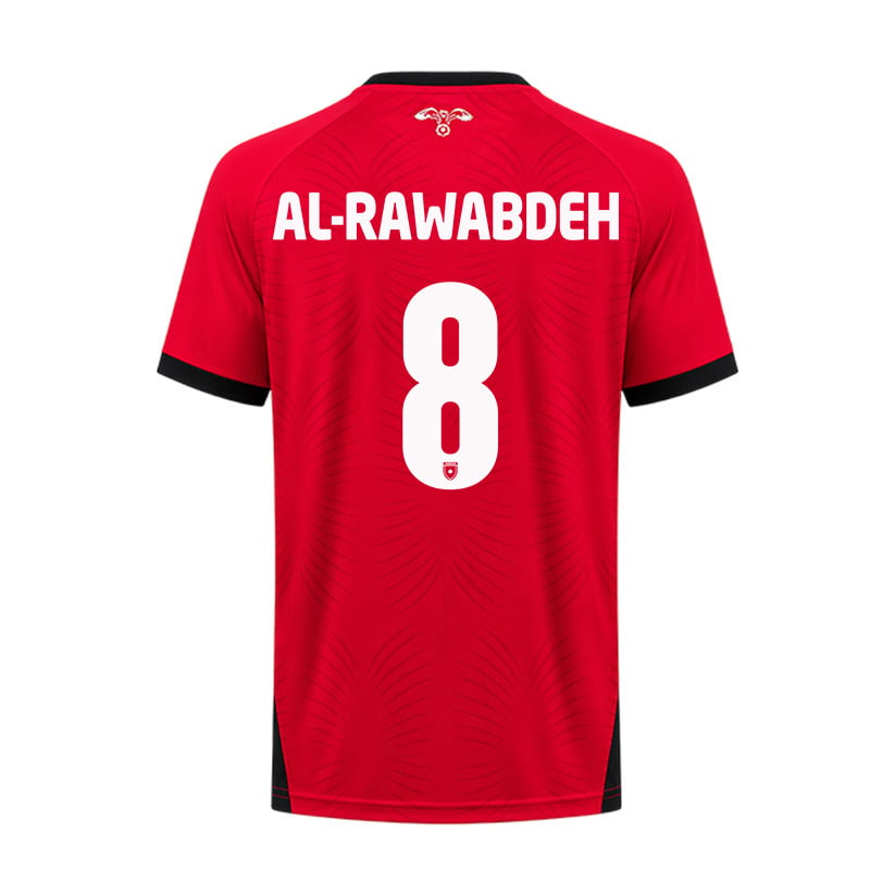 Noor Al-Rawabdeh 8 Jordan 2026 Away Jersey - Red, Men