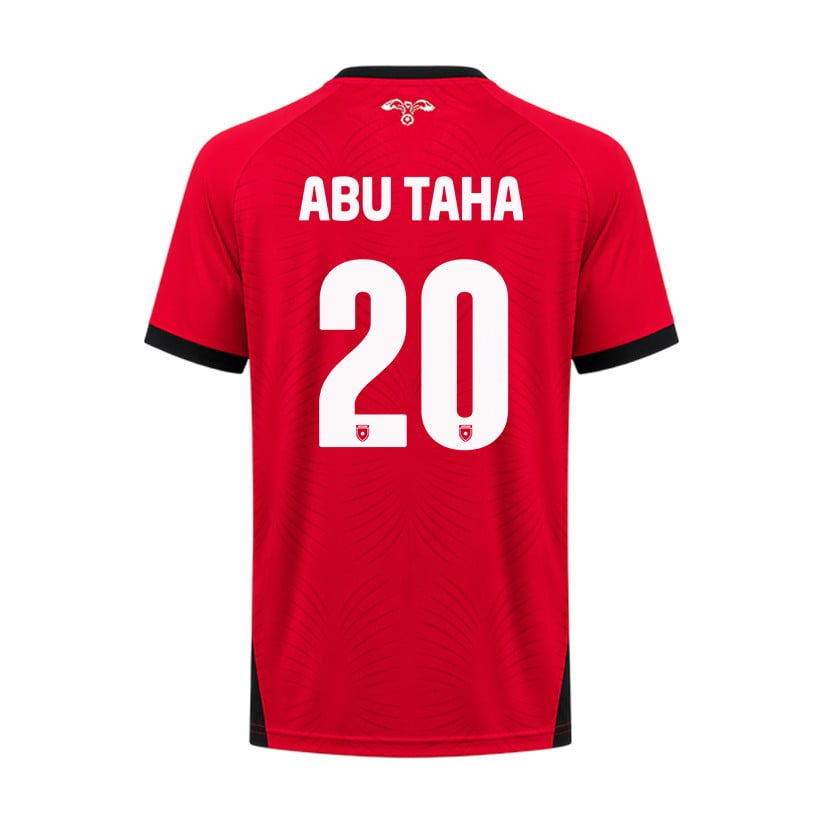 Mohannad Abu Taha 20 Jordan 2026 Away Jersey - Red, Men