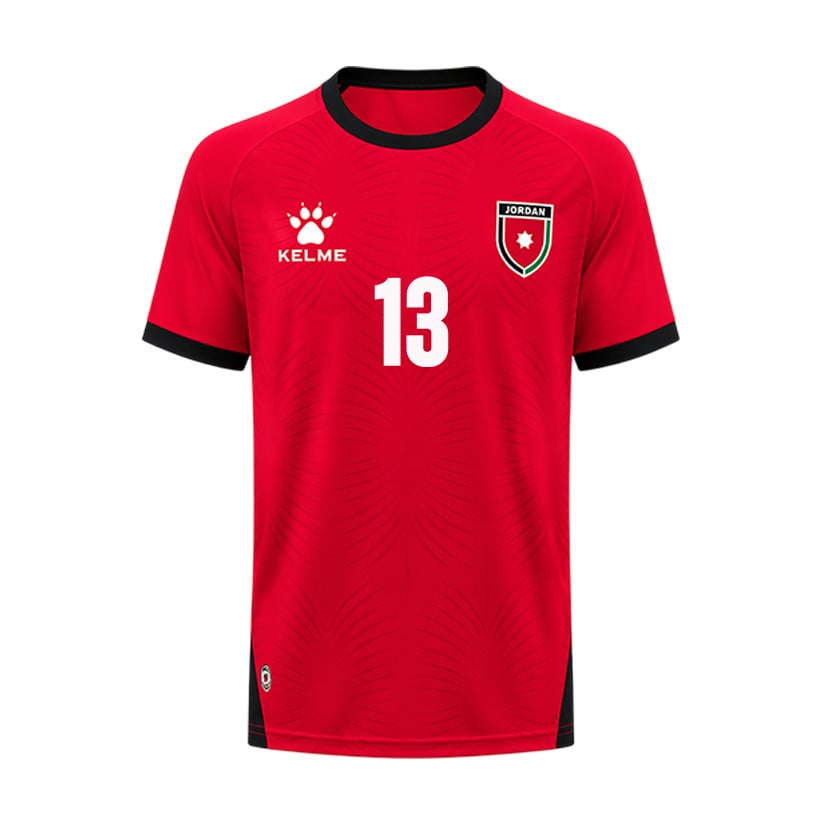 Mahmoud Al Mardi 13 Jordan 2026 Away Jersey - Red, Men