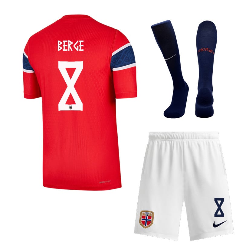 Sander Berge 8 Norway 2026 Home Men Kit Set – Red
