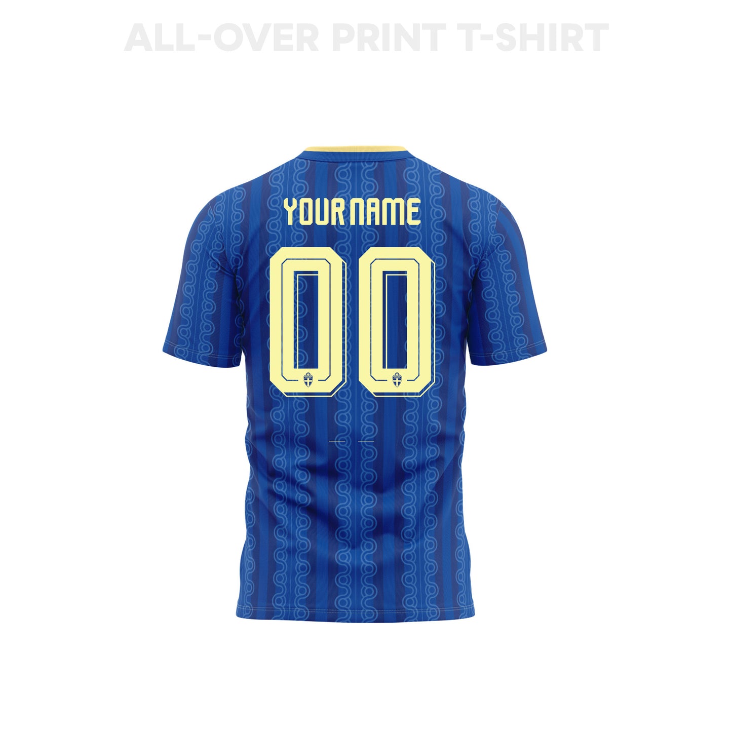 Sweden 2026 Away 3D T-Shirt Fully Printed – Personalized – Unisex, Blue
