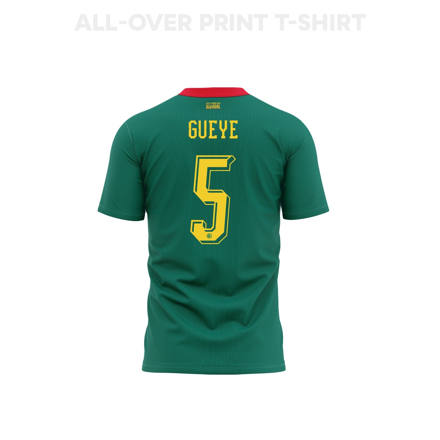 Idrissa Gueye 5 Youth Senegal 2026 Away 3D T-shirt Fully Printed – Green