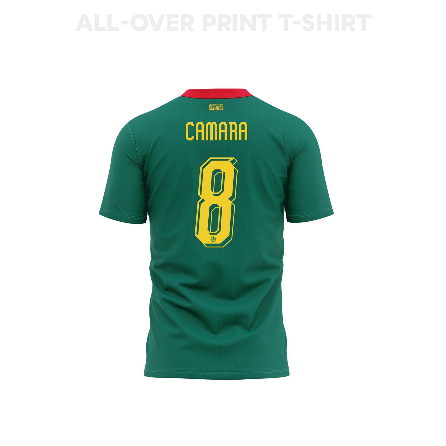 Lamine Camara 8 Youth Senegal 2026 Away 3D T-shirt Fully Printed – Green