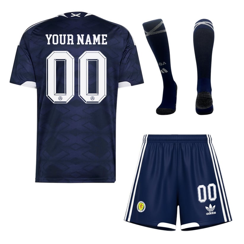 Scotland 2026 Home Men Kit Set - Personalized - Navy