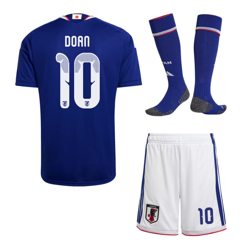 Ritsu Doan 10 Japan 2026 Home Men Kit Set – Blue/White