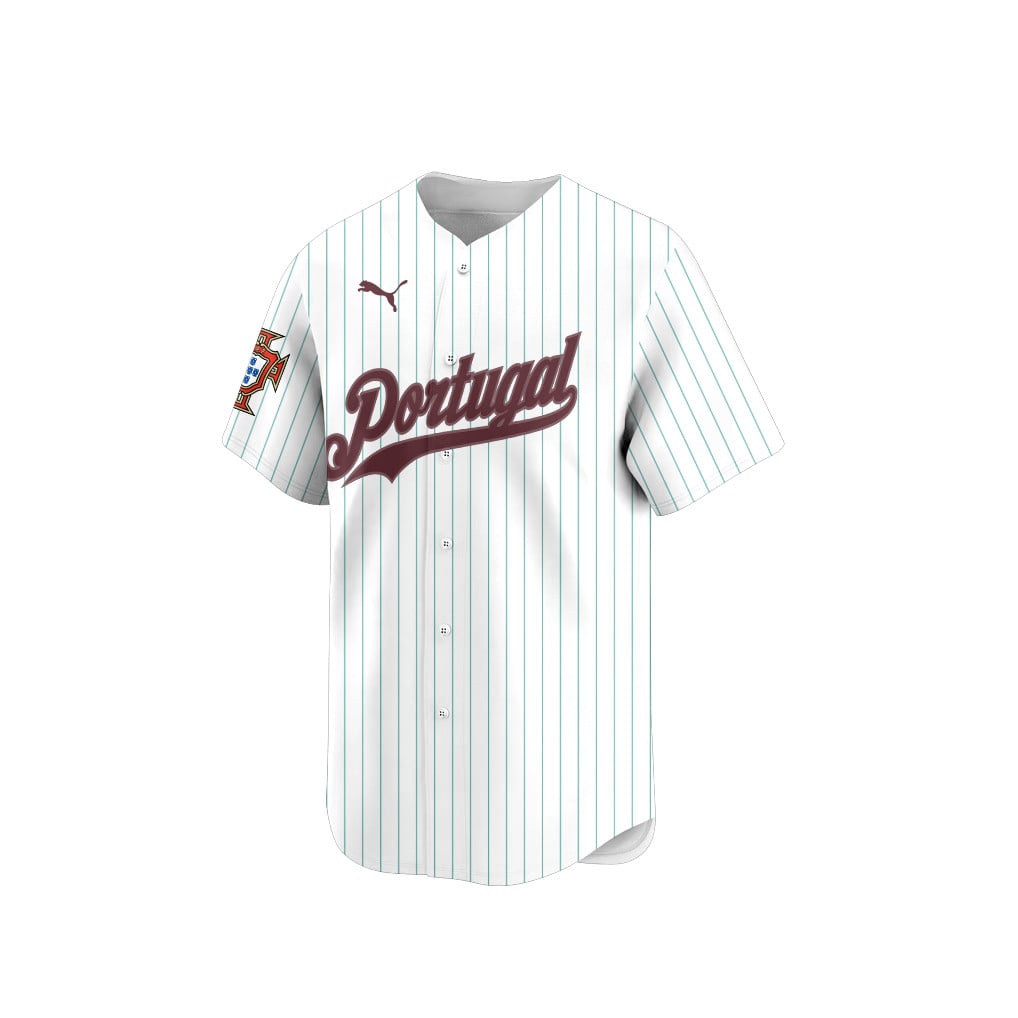 Portugal 2026 Inspired Retro Soccer Baseball Jersey – Full Print