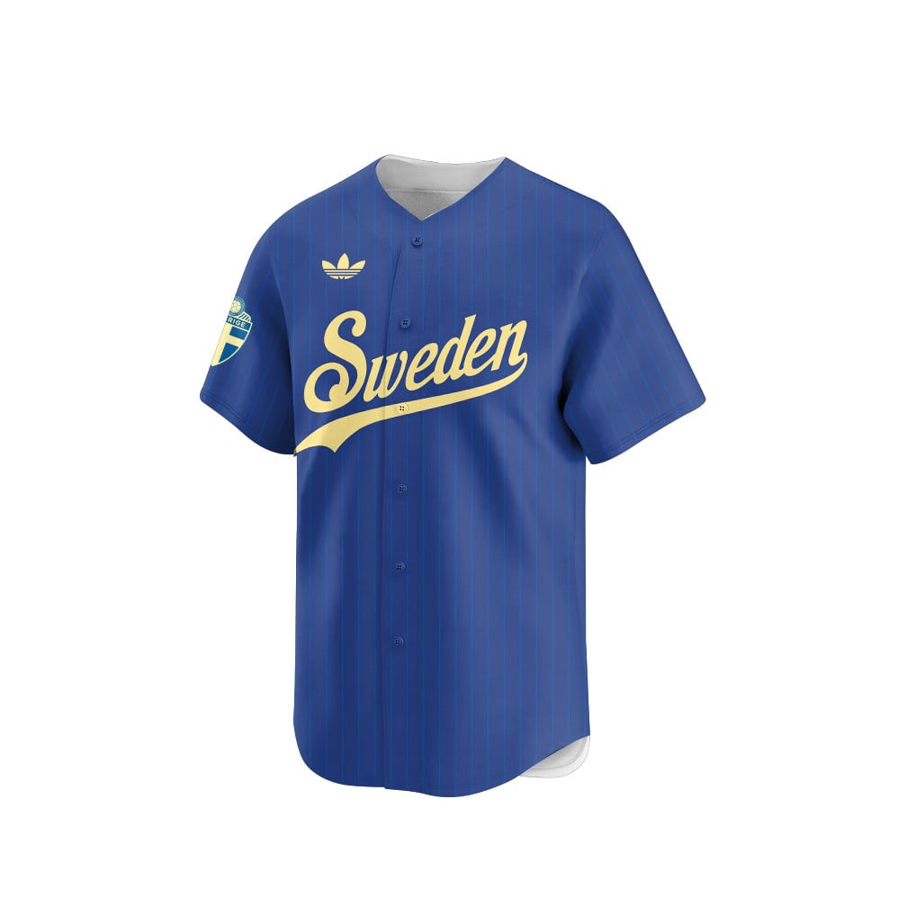 Sweden 2026 Inspired Retro Soccer Baseball Jersey – Full Print