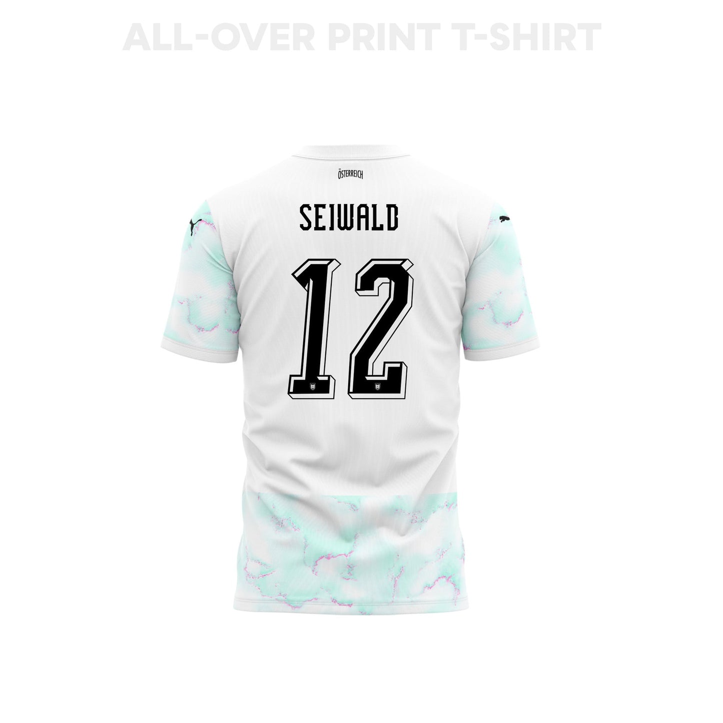 Nicolas Seiwald 12 Austria 2026 Away 3D T-Shirt Fully Printed – Unisex, White