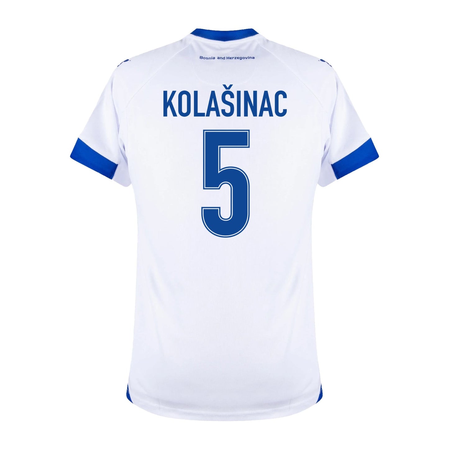 Sead Kolašinac 5 Bosnia and Herzegovina 2026 Away Jersey - White, Men