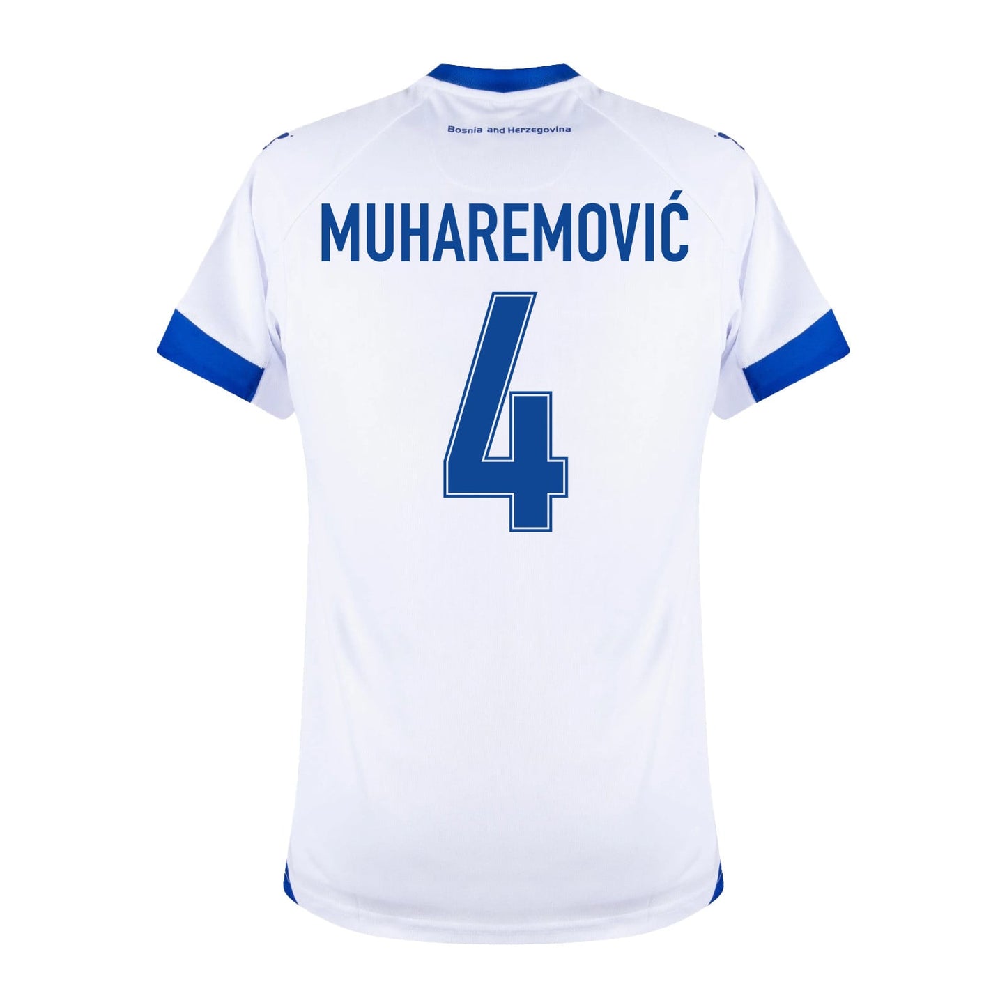 Tarik Muharemović 4 Bosnia and Herzegovina 2026 Away Jersey - White, Men