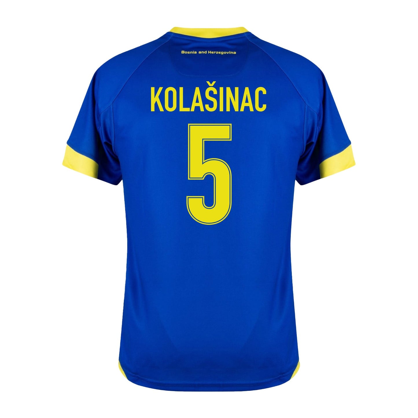 Sead Kolašinac 5 Bosnia and Herzegovina 2026 Home Jersey - Blue, Men