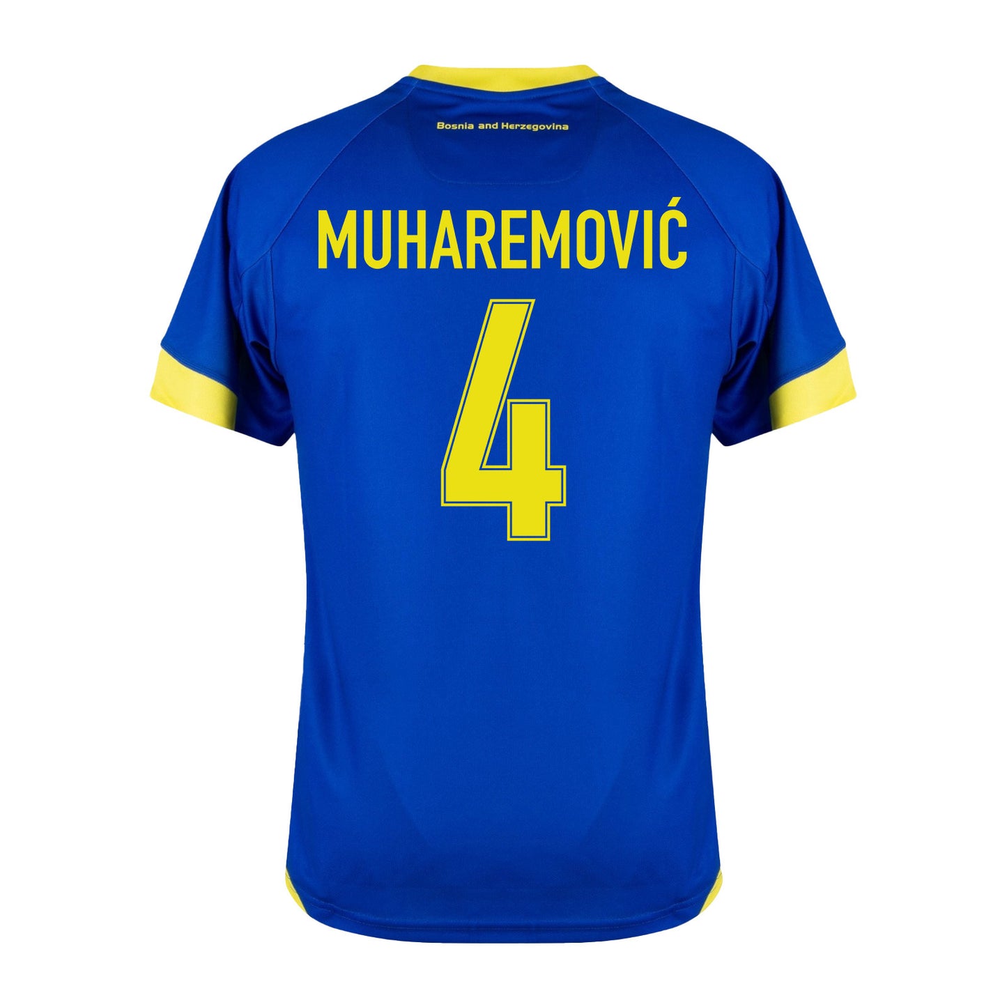 Tarik Muharemović 4 Bosnia and Herzegovina 2026 Home Jersey - Blue, Men