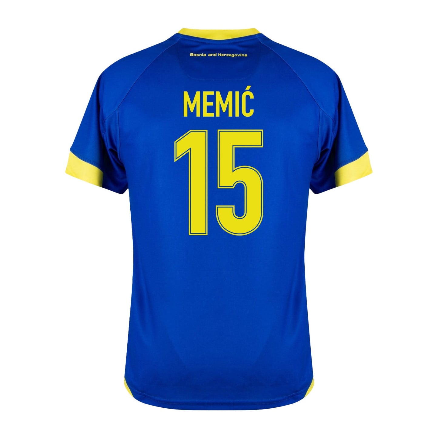 Amar Memić 15 Bosnia and Herzegovina 2026 Home Jersey - Blue, Men