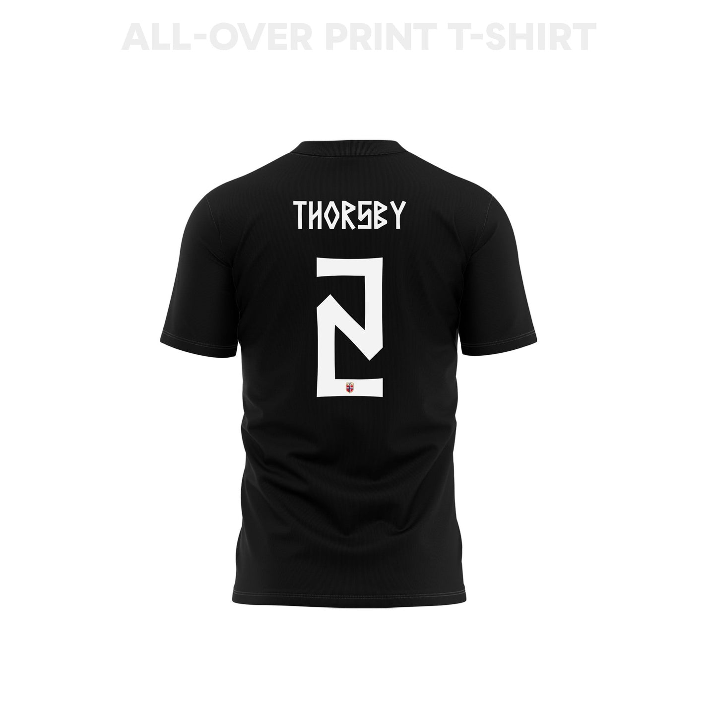 Morten Thorsby 2 Norway 2026 Away 3D T-Shirt Fully Printed – Unisex, Black