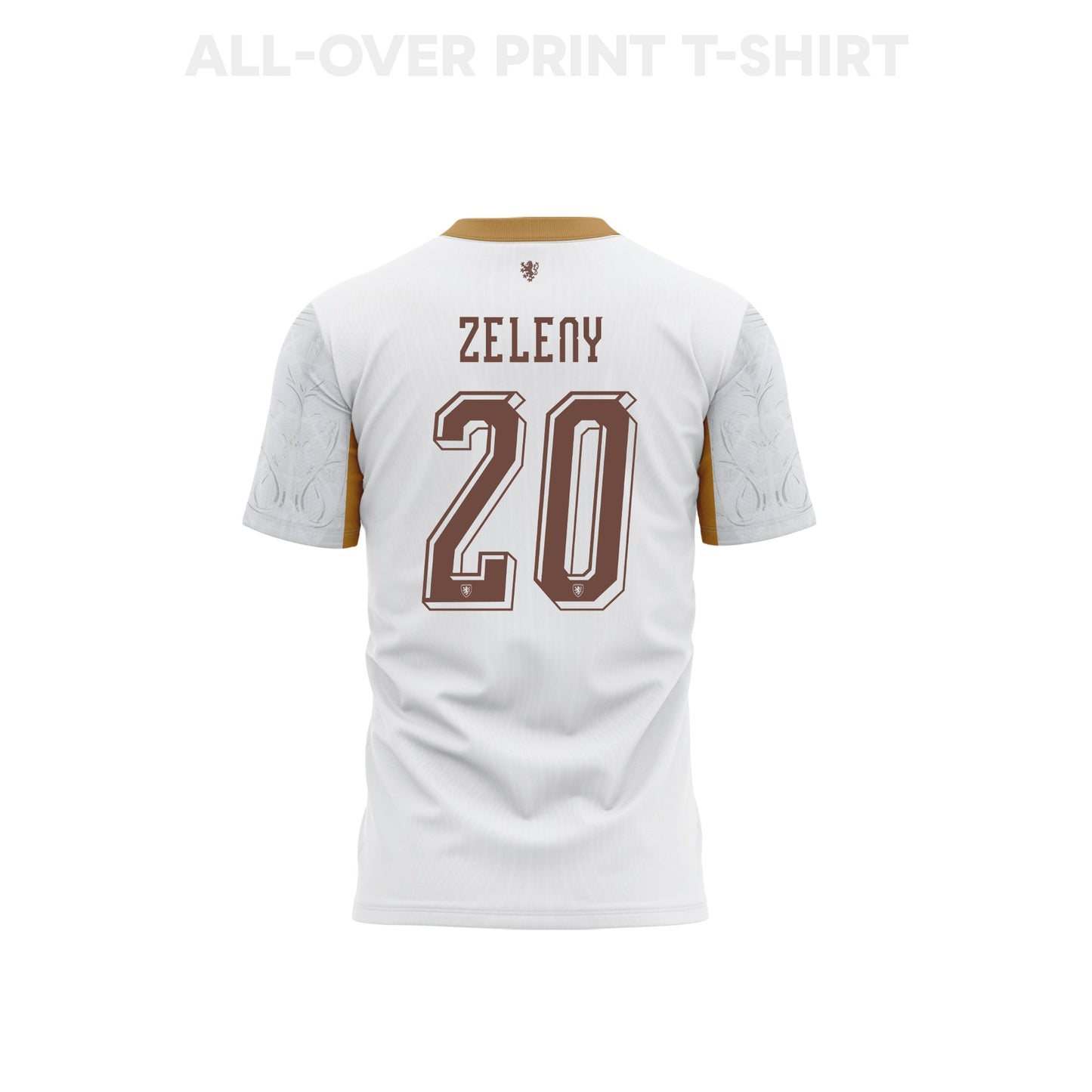 Jaroslav Zeleny 20 Czech Republic 2026 Away 3D T-Shirt Fully Printed – Unisex, Off-white