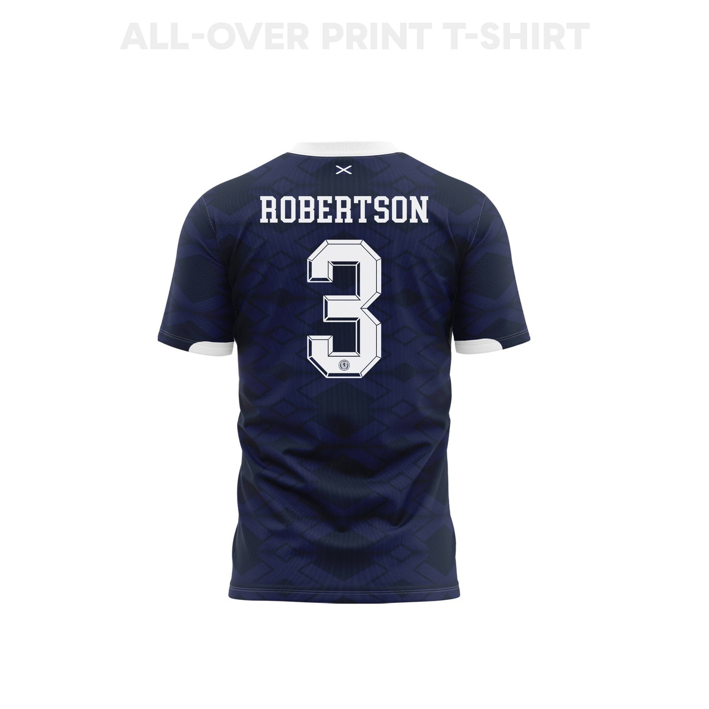 Andrew Robertson 3 Scotland 2026 Home 3D T-Shirt Fully Printed – Unisex, Navy
