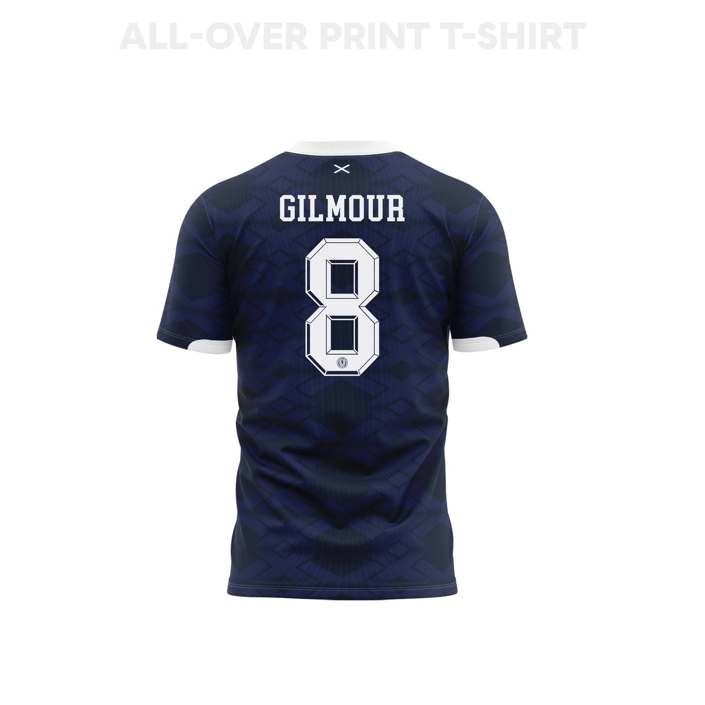 Billy Gilmour 8 Scotland 2026 Home 3D T-Shirt Fully Printed – Unisex, Navy