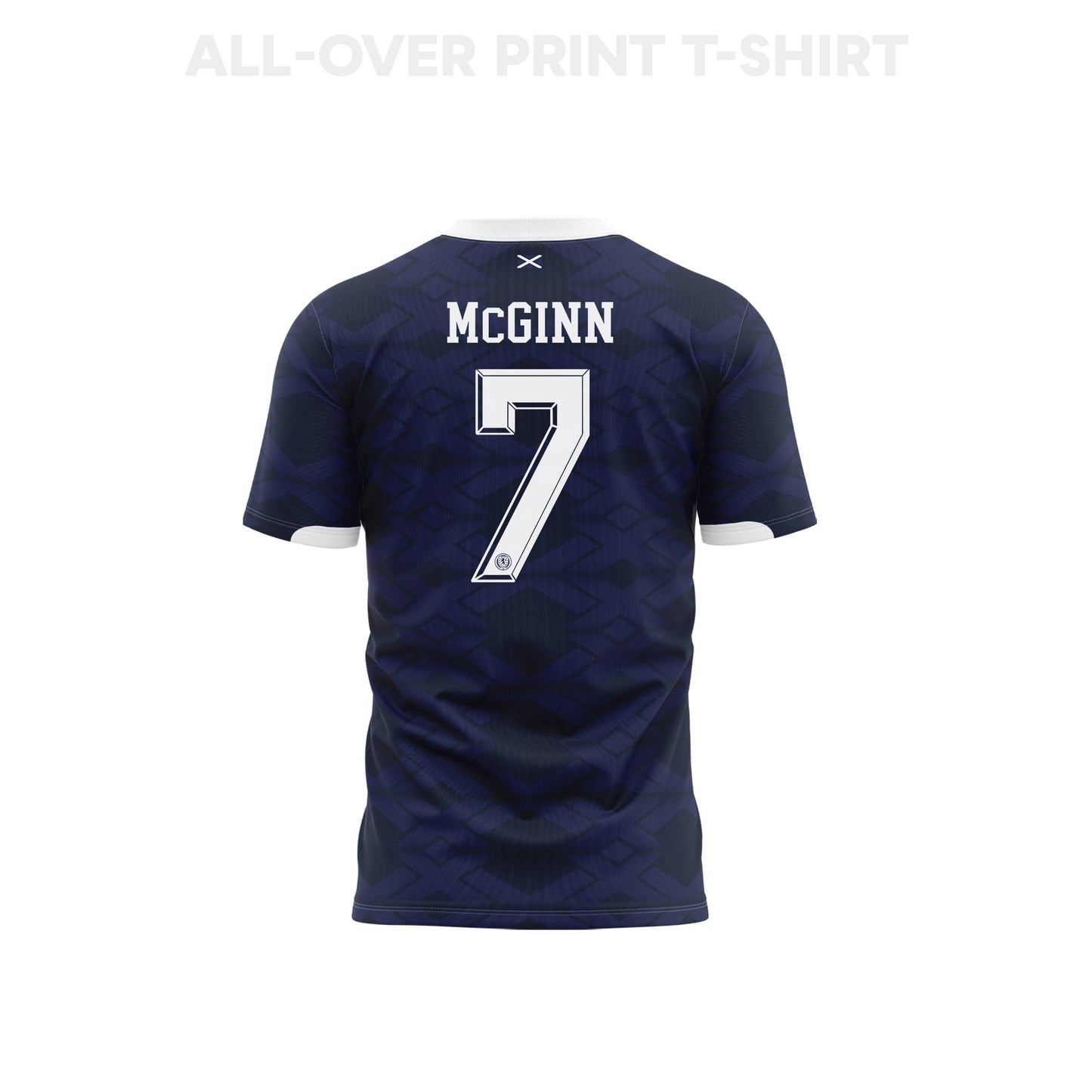 John McGinn 7 Scotland 2026 Home 3D T-Shirt Fully Printed – Unisex, Navy