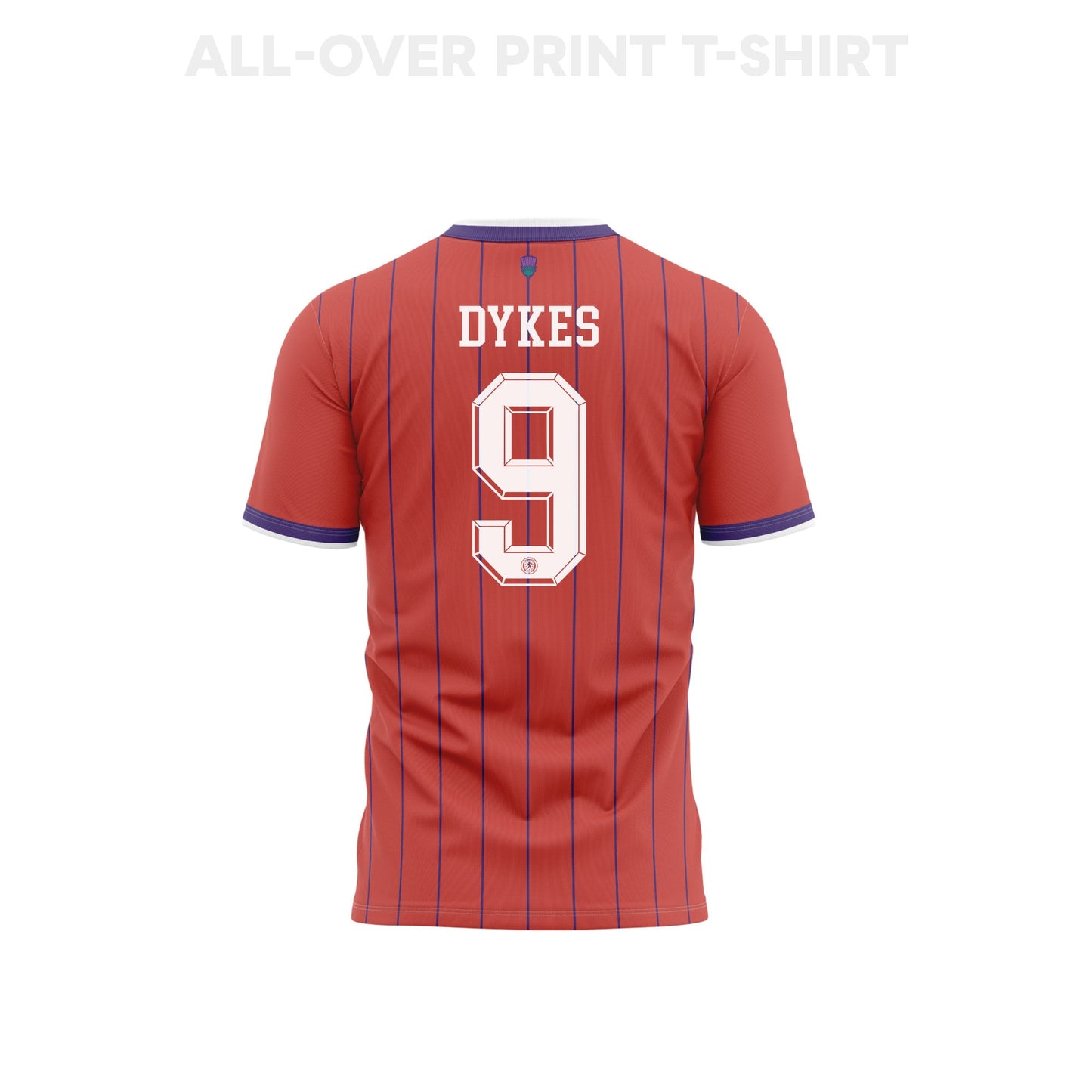 Lyndon Dykes 9 Scotland 2026 Away 3D T-Shirt Fully Printed – Unisex, Red