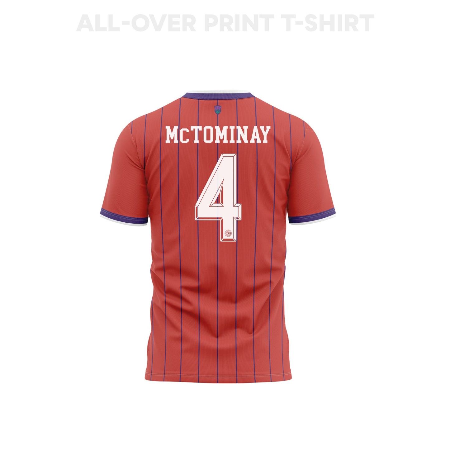 Scott McTominay 4 Scotland 2026 Youth Away 3D T-shirt Fully Printed – Red