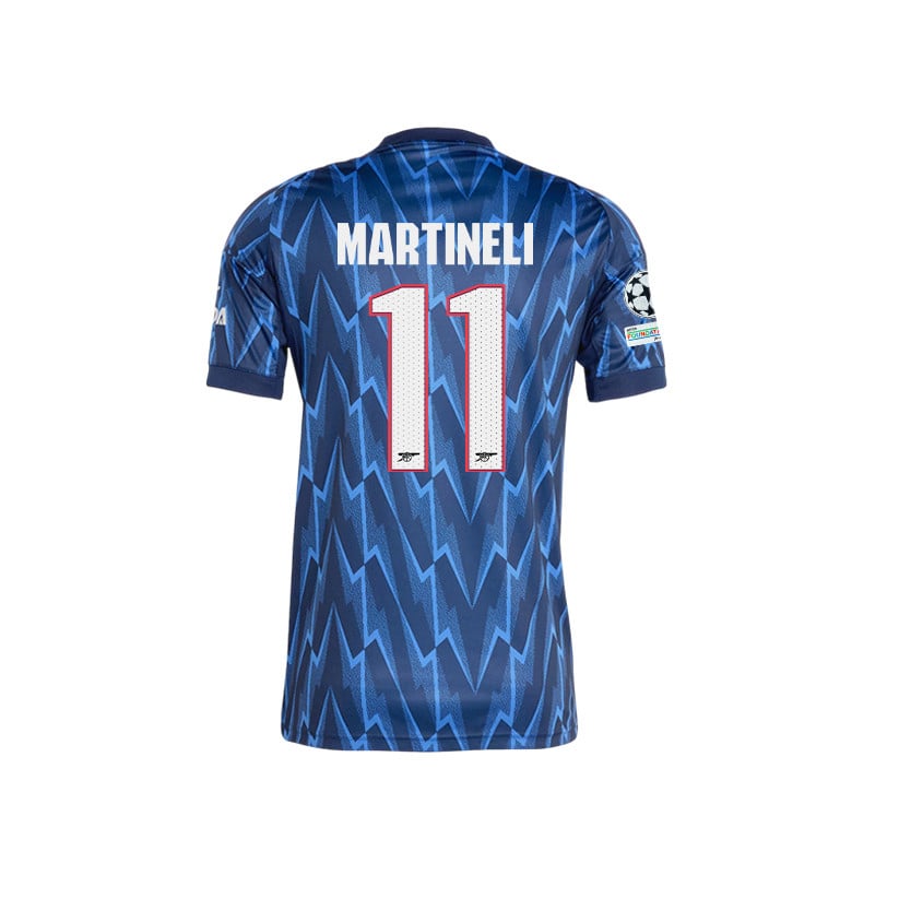 Gabriel Martinelli 11 Arsenal 25/26 Away Jersey – Final Match Details Edition, Navy