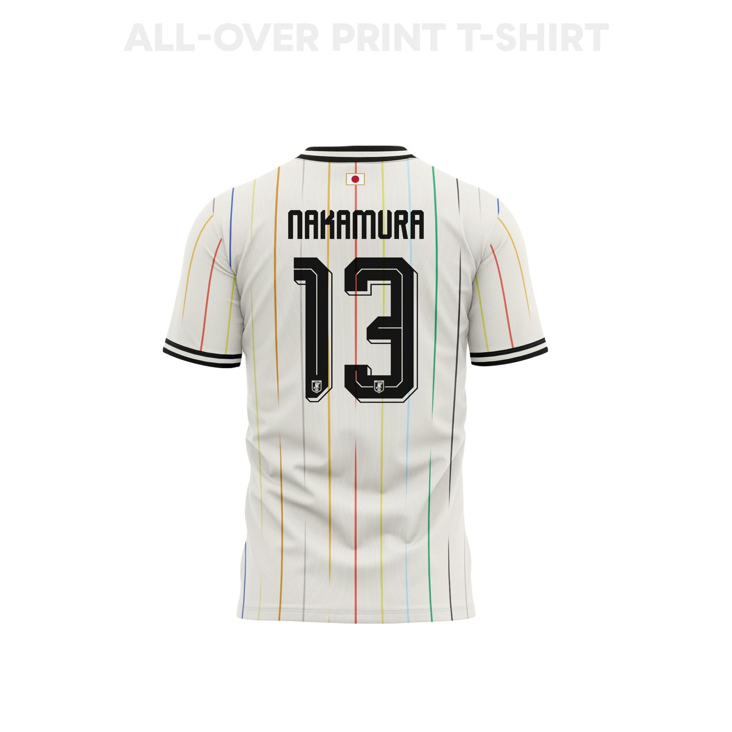 Keito Nakamura 13 Japan 2026 Away 3D T-Shirt Fully Printed – Unisex, White