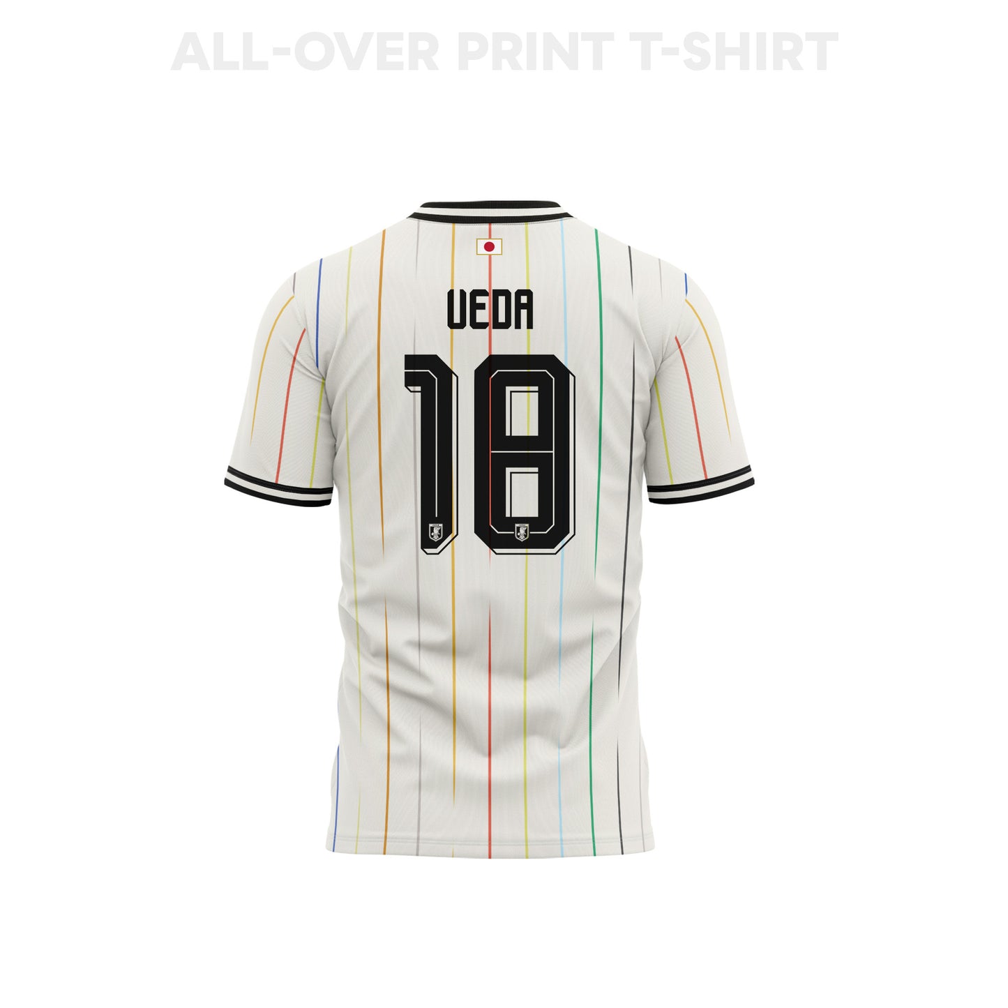 Ayase Ueda 18 Japan 2026 Youth Away 3D T-shirt Fully Printed – White