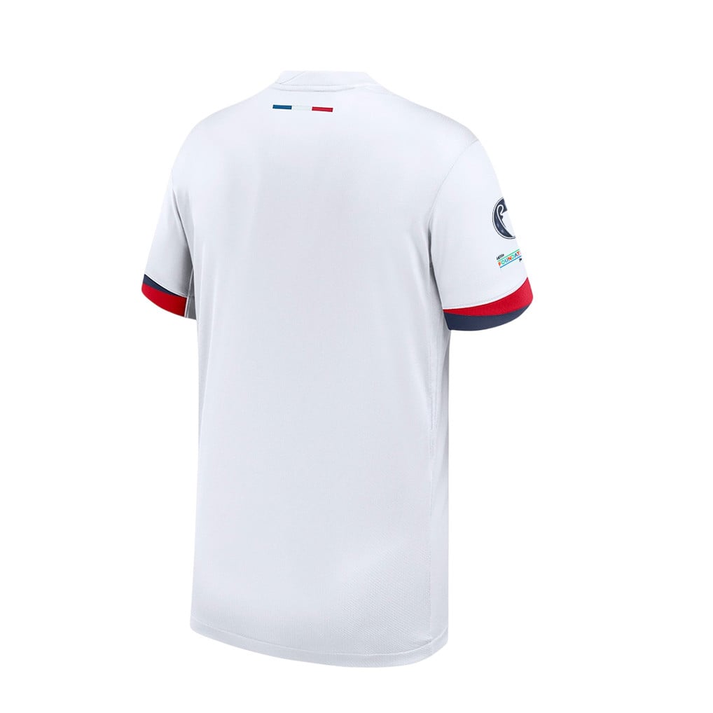 Paris Saint-Germain 2025/26 Final Match Detail Away Jersey – YOUTH, White