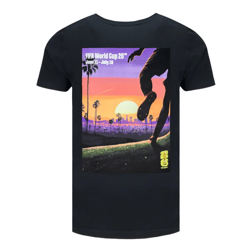 FIFA World Cup 2026 Los Angeles Poster Unisex T-Shirt - Black