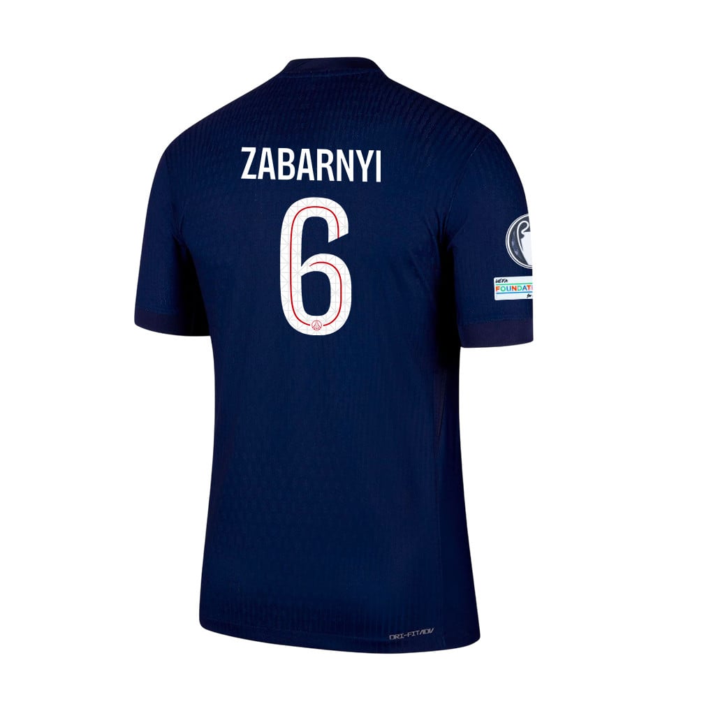 Illia Zabarnyi 6 Paris Saint-Germain 25/26 Final Match Detail Home Jersey – Men, Navy