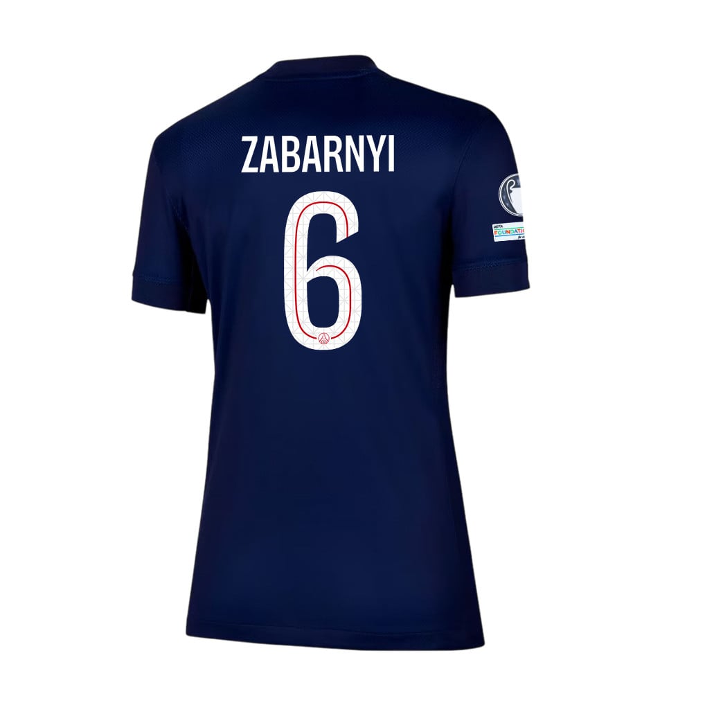 Illia Zabarnyi 6 Paris Saint-Germain 25/26 Final Match Details Edition Home Jersey - Women, Navy