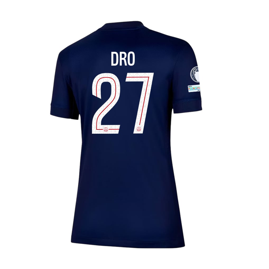 Dro Fernández 27 Paris Saint-Germain 25/26 Final Match Details Edition Home Jersey - Women, Navy