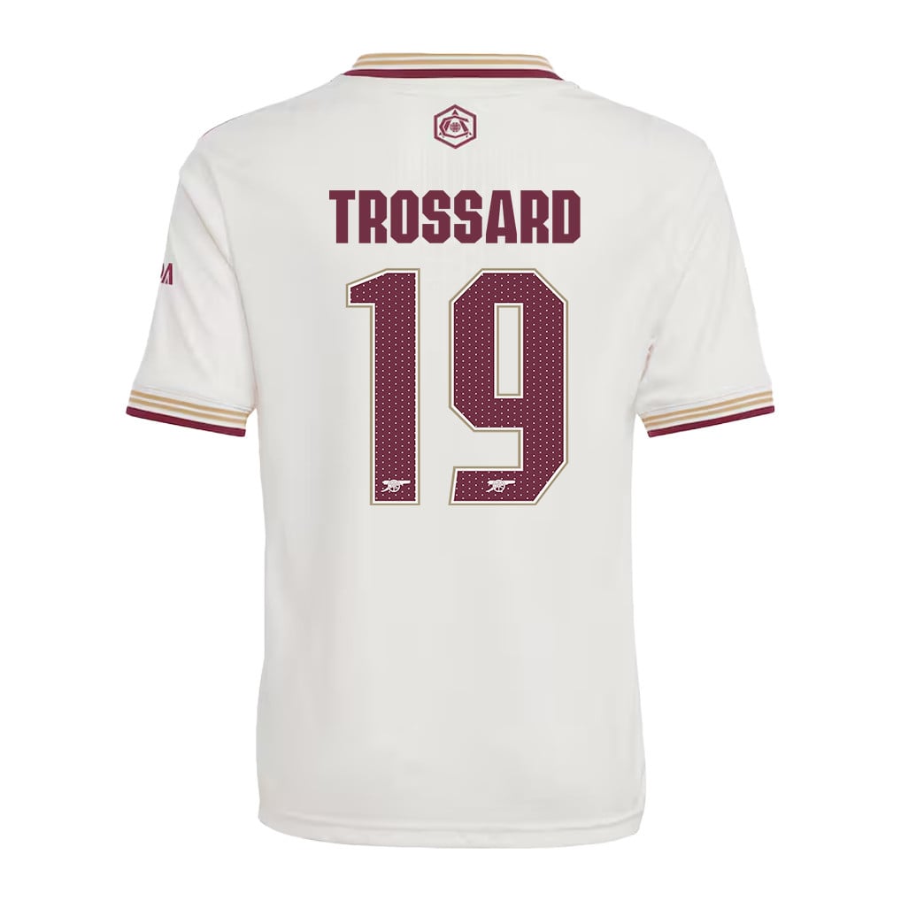 Leandro Trossard 19 Arsenal 25/26 Third YOUTH Jersey - White