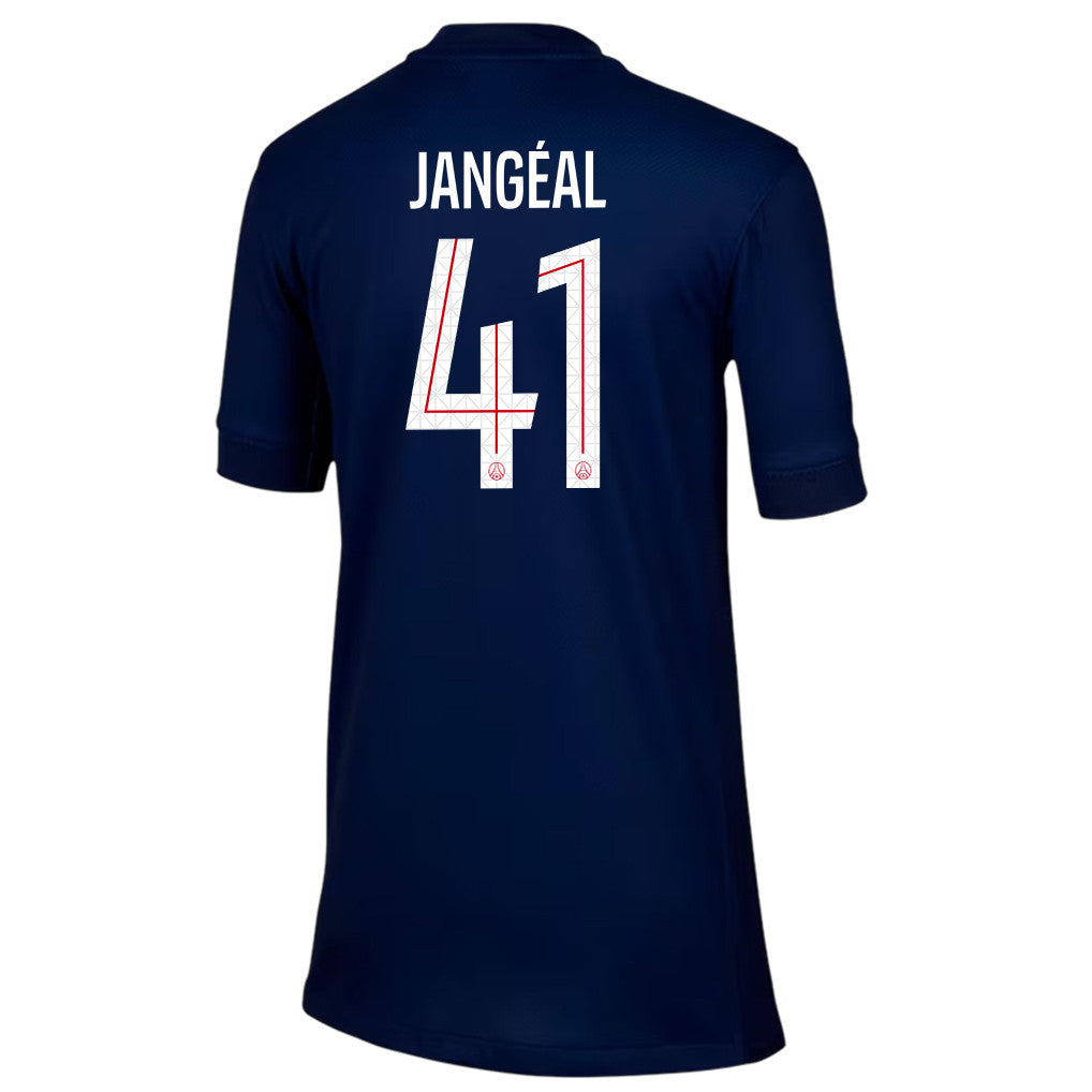 Mathis Jangeal 41 Paris Saint-Germain 25/26 Home YOUTH Jersey - Navy