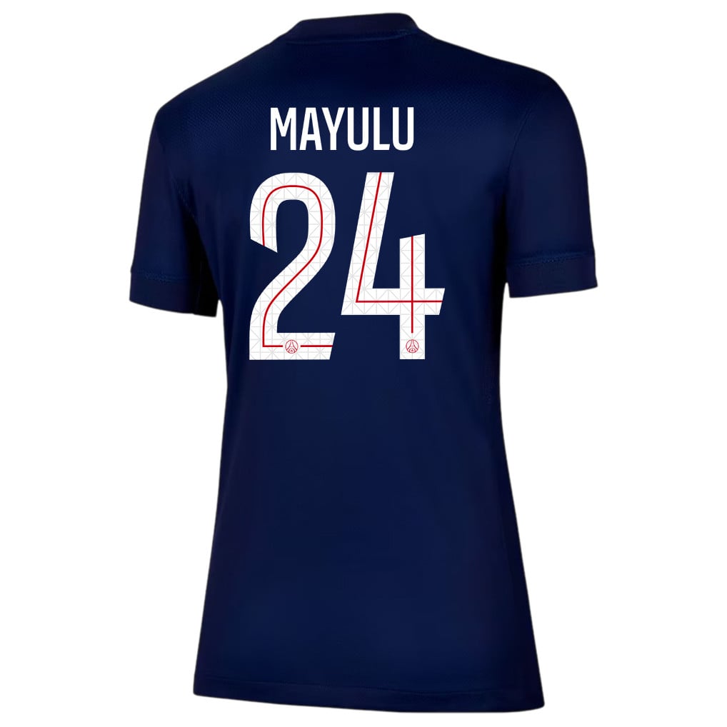 Senny Mayulu 24 Paris Saint-Germain 25/26 Home Women Jersey - Navy