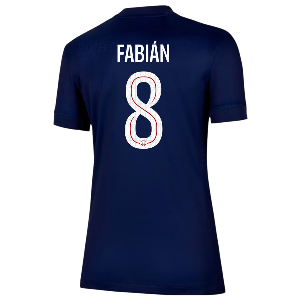 Fabián Ruiz 8 Paris Saint-Germain 25/26 Home Women Jersey - Navy