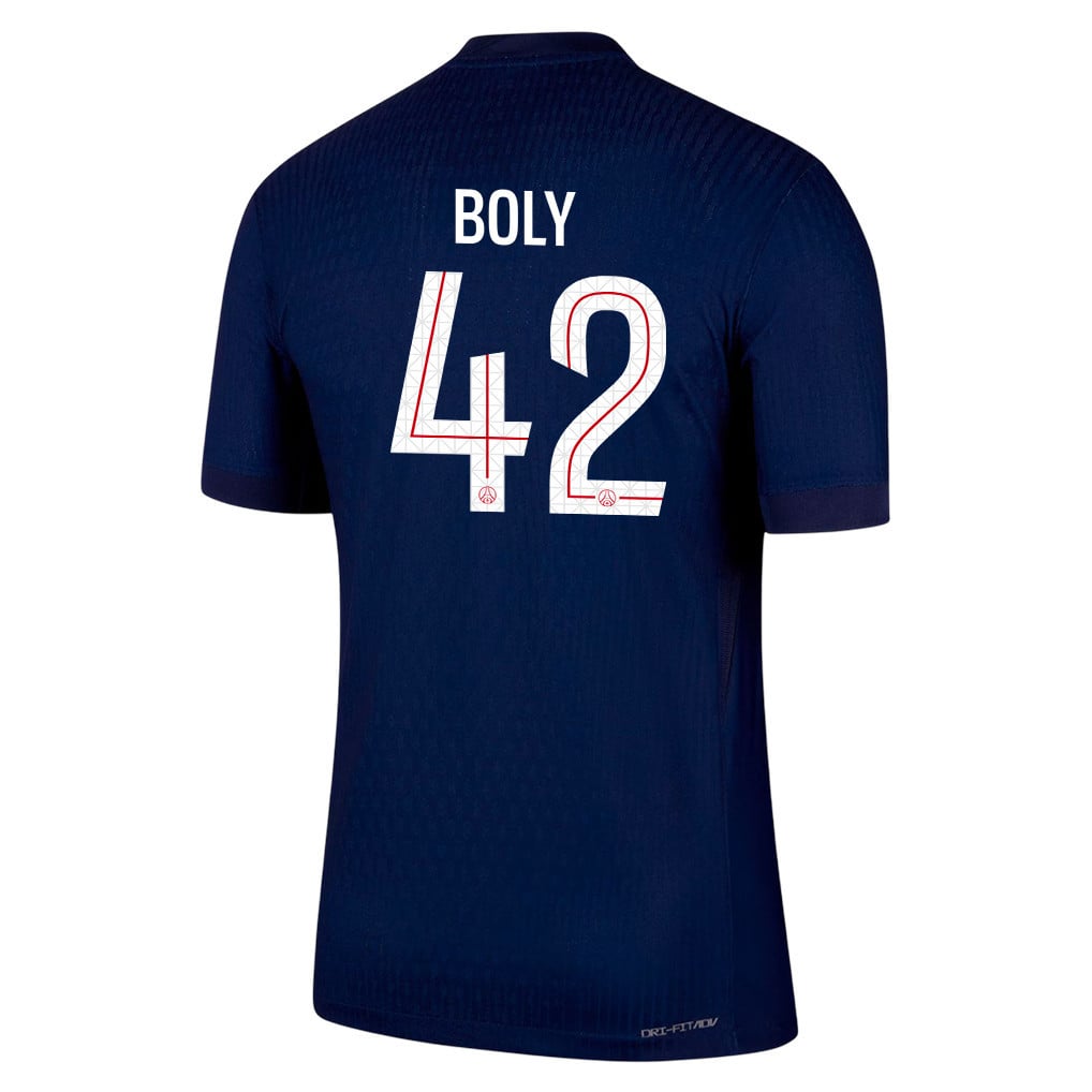 David Boly 42 Paris Saint-Germain 25/26 Home Men Jersey - Navy