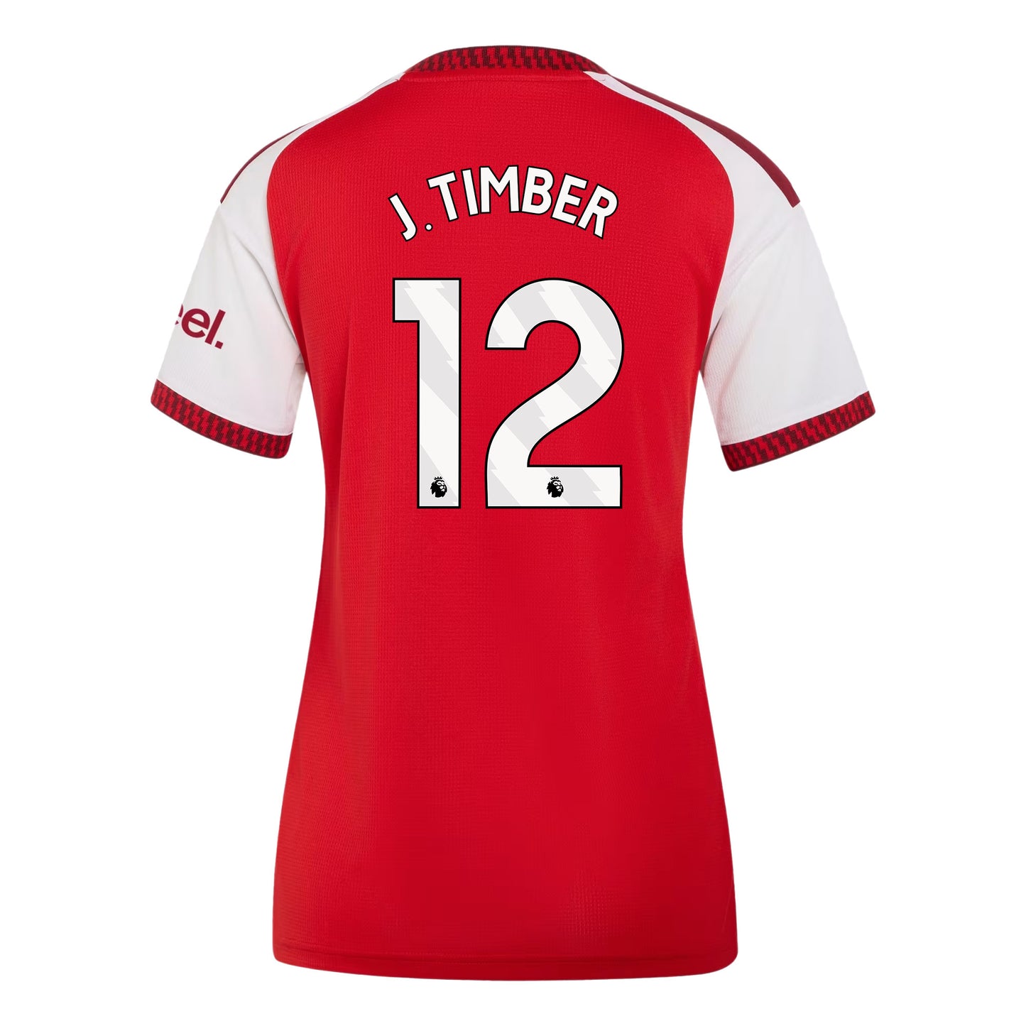 Jurriën Timber 12 Arsenal 2026/27 Home Jersey - Women, Red