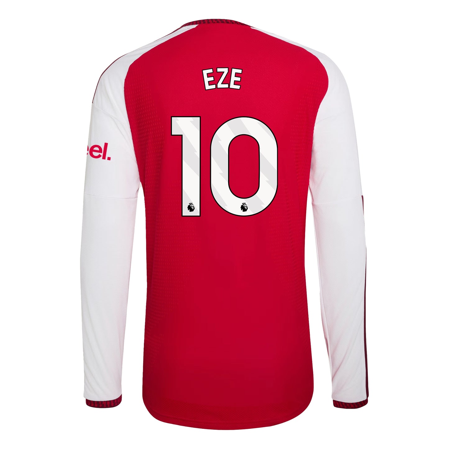 Eberechi Eze 10 Arsenal 2026/27 Home Long Sleeve Jersey - Men, Red