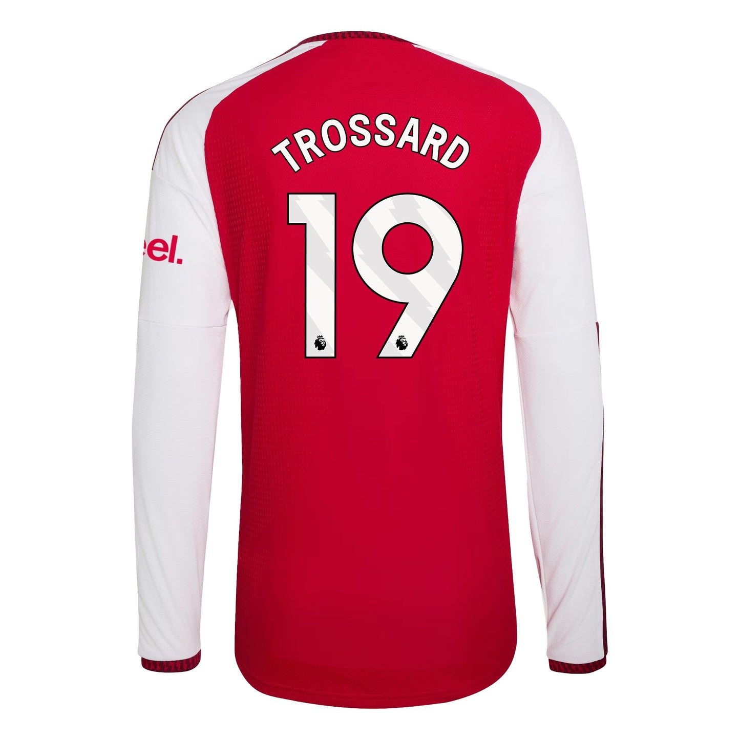 Leandro Trossard 19 Arsenal 2026/27 Home Long Sleeve Jersey - Men, Red