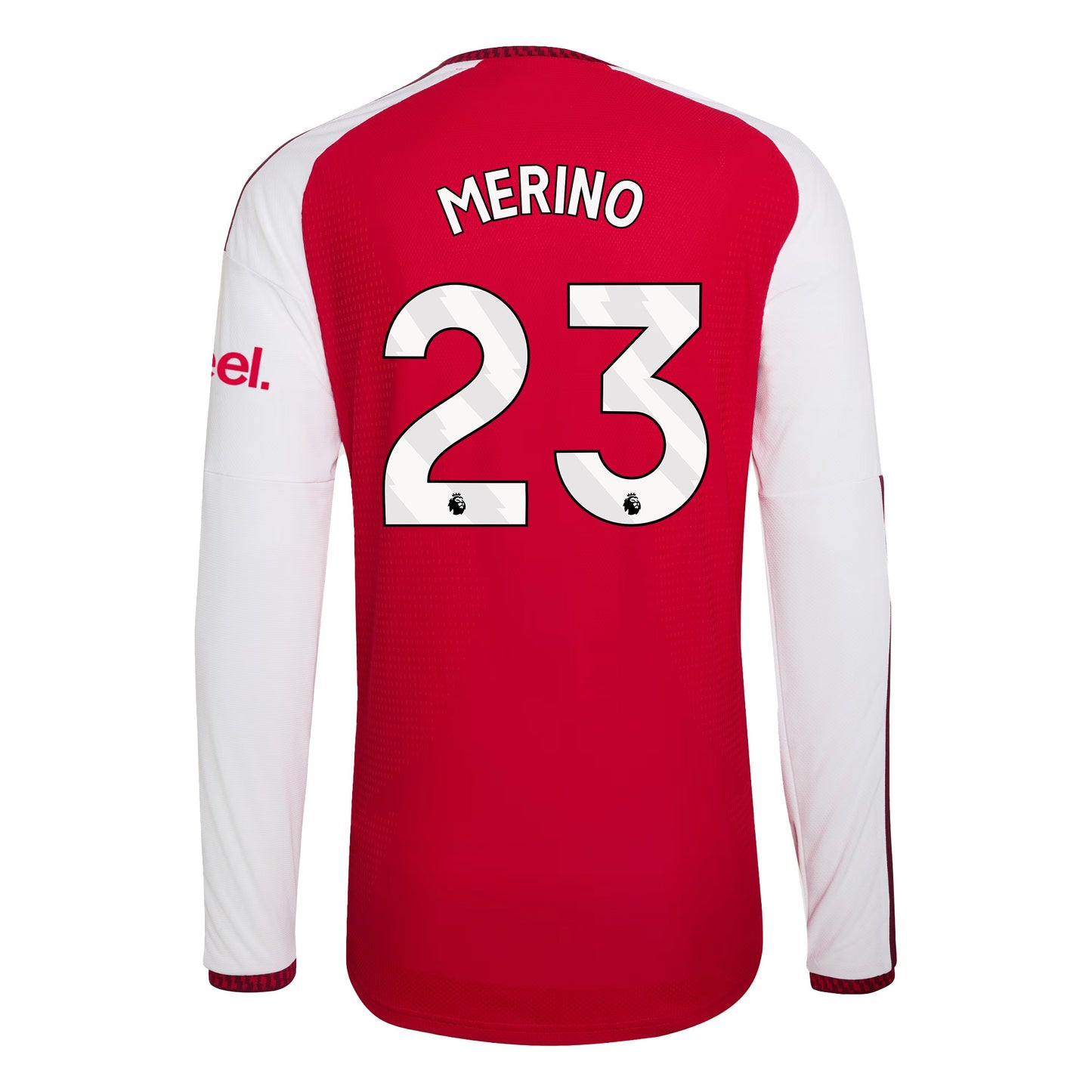 Mikel Merino 23 Arsenal 2026/27 Home Long Sleeve Jersey - Men, Red