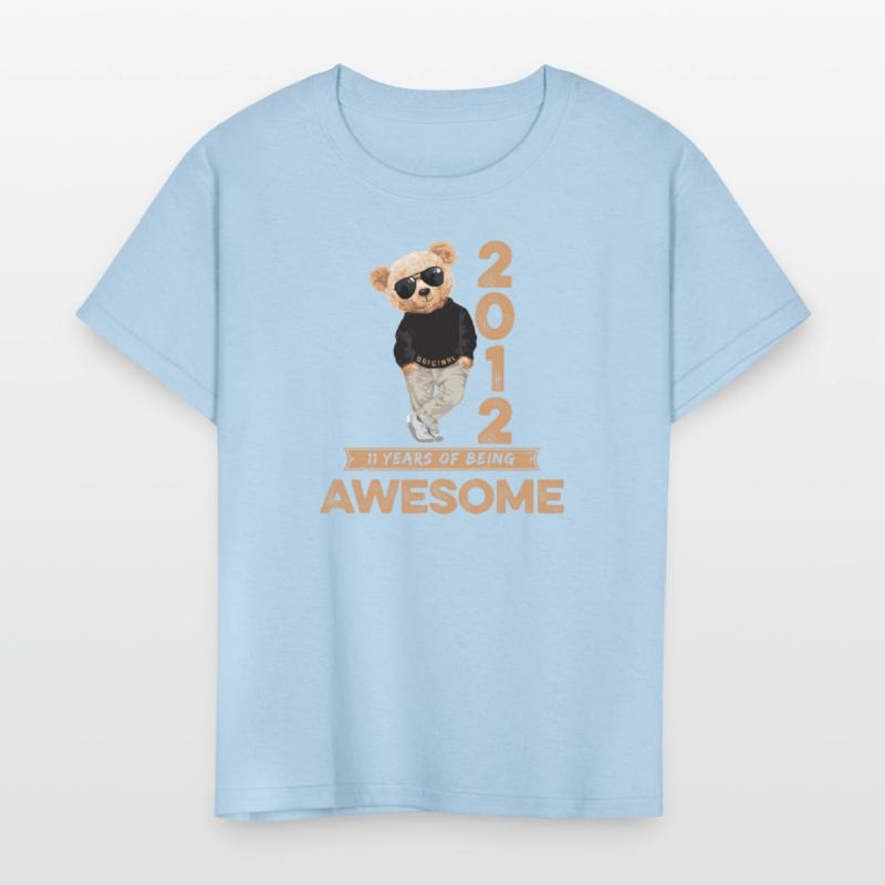 2012 Geburtstag Teddy Bear Awesome